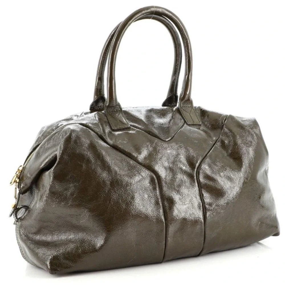 Saint Laurent Easy Y Satchel Patent
Medium Olive Green Brown - Picture 2 of 7